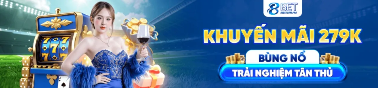 Sân vận động với ánh sáng rực rỡ và biểu tượng cá cược thể thao